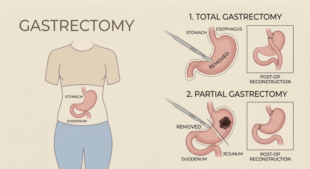 Gastrectomy Midstream
