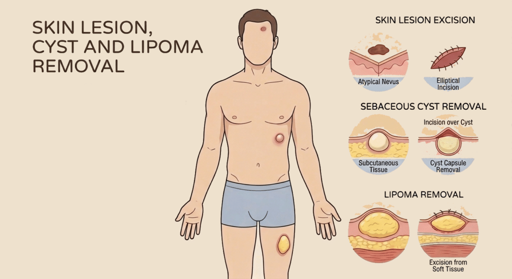 Skin Lesion Cyst Lipoma Surgery Midstream