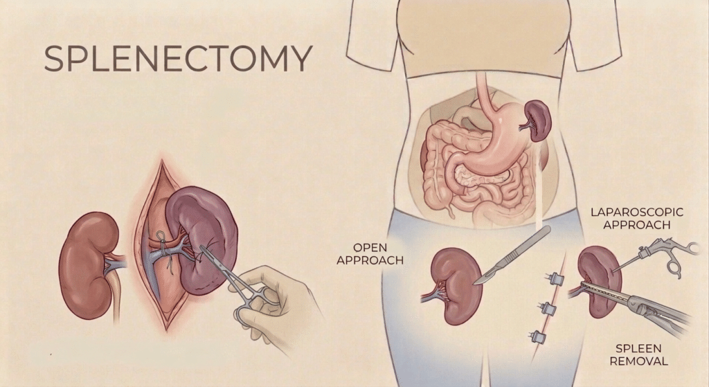 Splenectomy Midstream